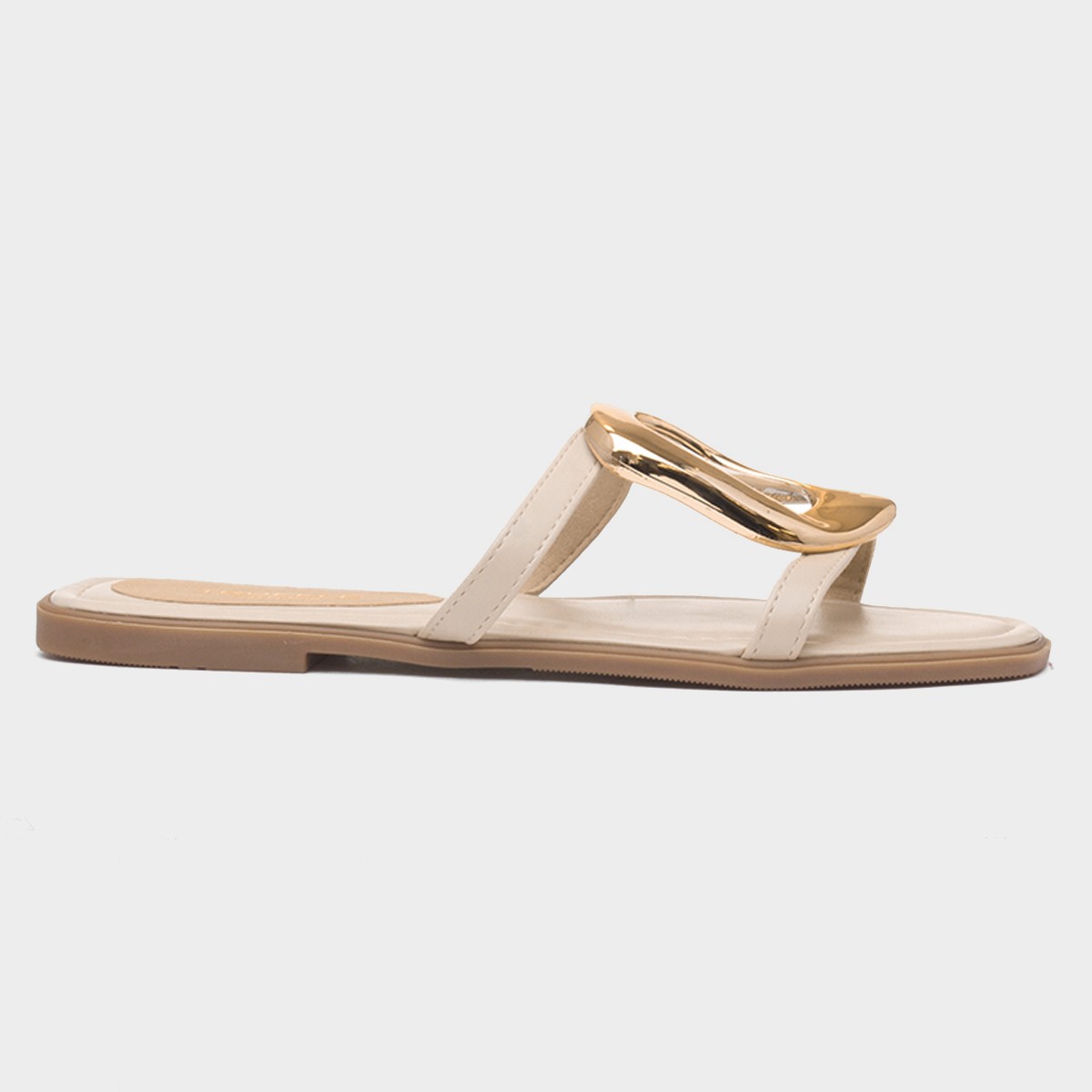 Fiona Womens Beige Mule Sandal