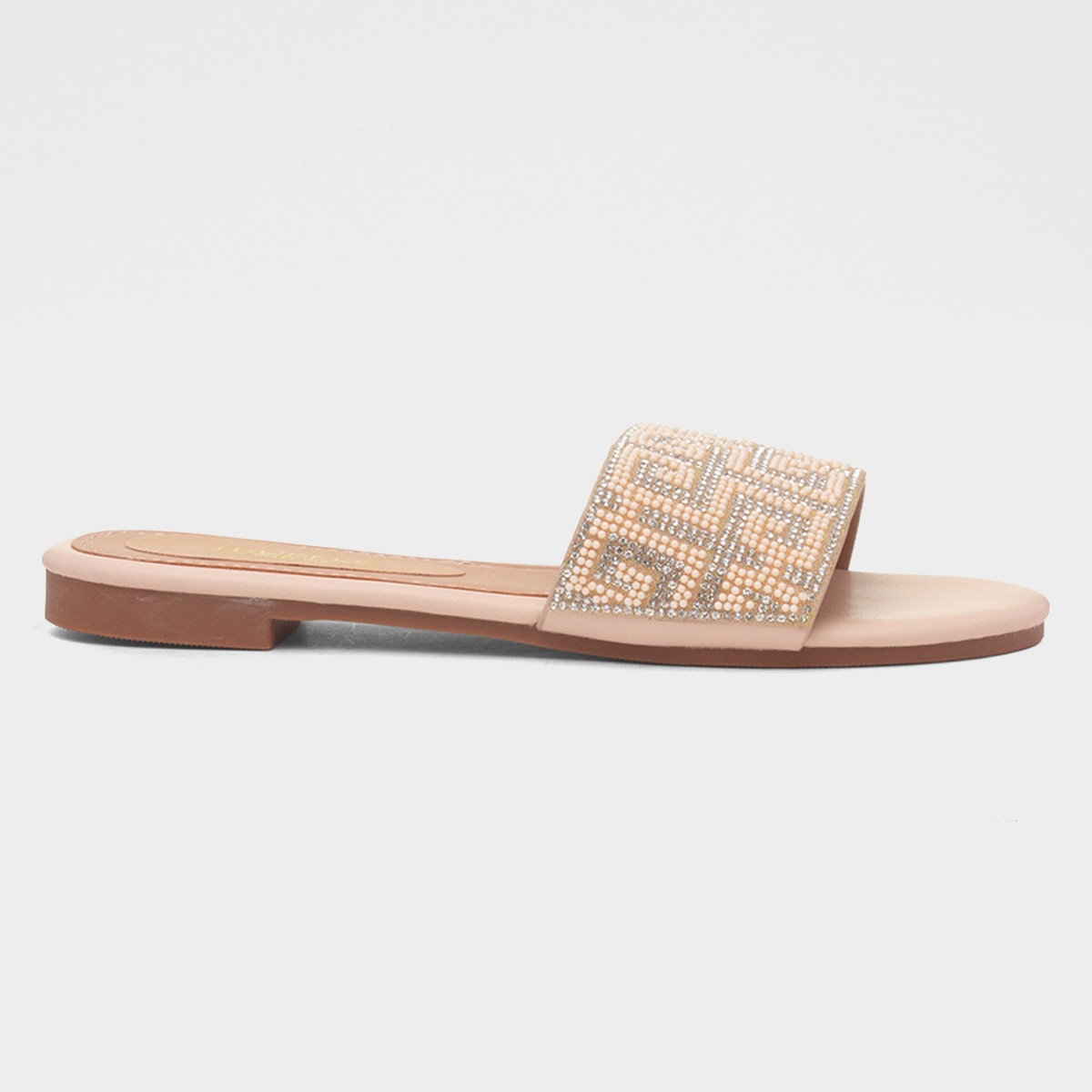 Oceana Womens Beige Mule Sandal