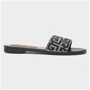 Truffle Collection Oceana Womens Black Mule Sandal (Click For Details)