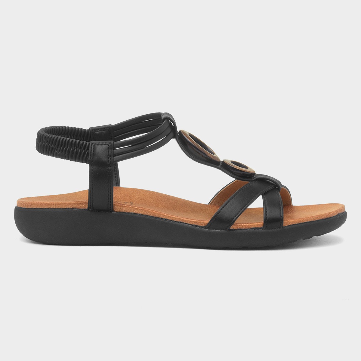 Alison Womens Black Sandal