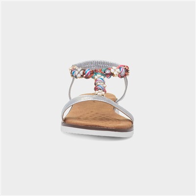 Tempo Womens Silver Sandal