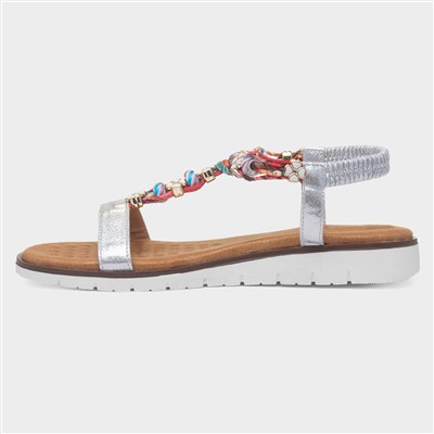 Tempo Womens Silver Sandal