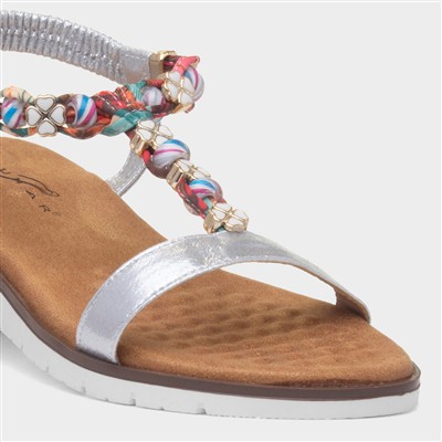 Tempo Womens Silver Sandal