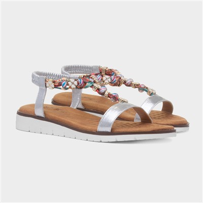Tempo Womens Silver Sandal