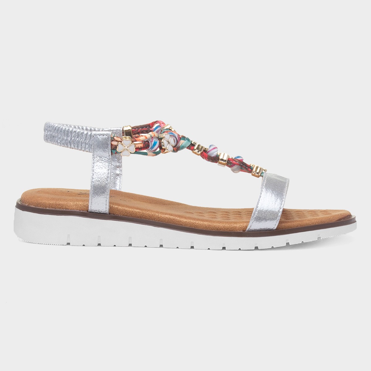 Tempo Womens Silver Sandal