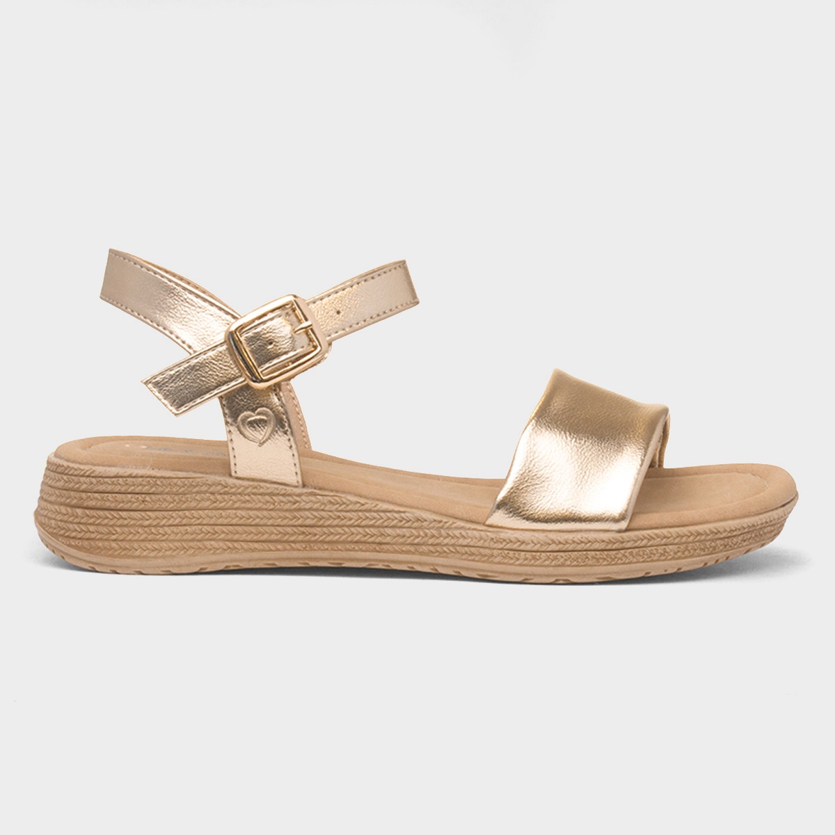 Sara Womens Gold Sandal