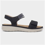 Maya Grace April Womens Black Easy Fasten Sandal (Click For Details)
