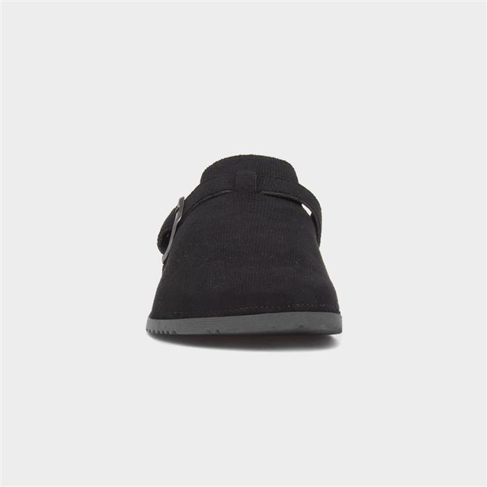 Imogen Womens Black Closed Toe Mule Sandal