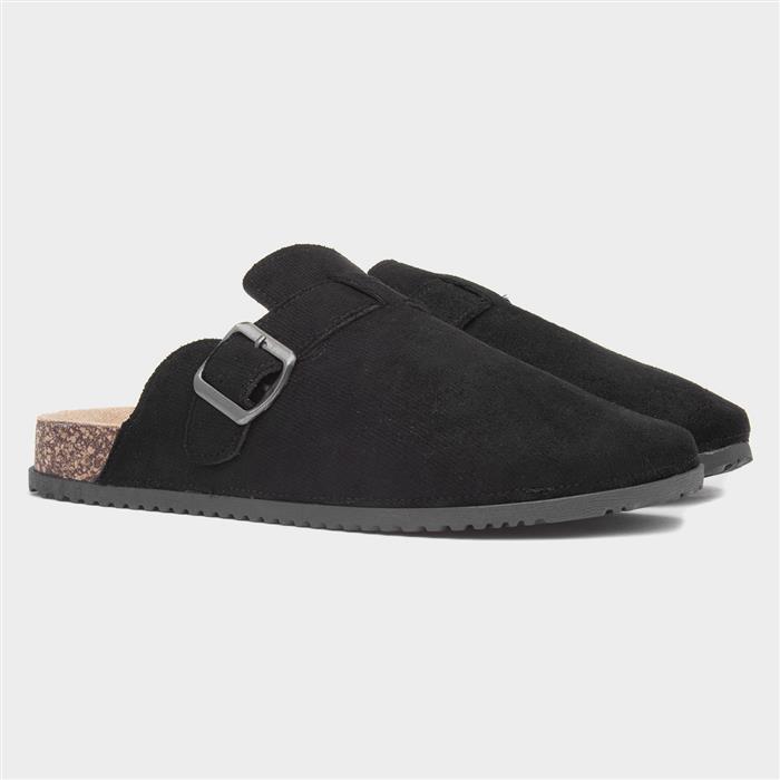 Imogen Womens Black Closed Toe Mule Sandal