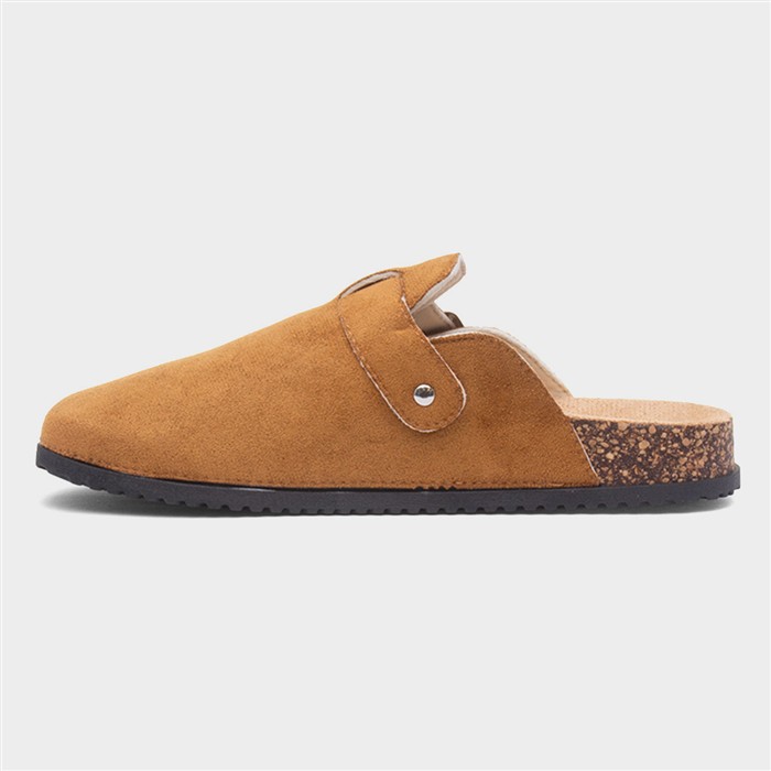 Imogen Womens Camel Closed Toe Mule Sandal