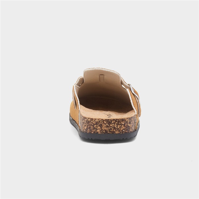 Imogen Womens Camel Closed Toe Mule Sandal