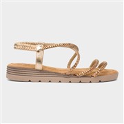 Krush Erica Womens Rose Gold Strappy Sandal (Click For Details)