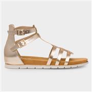 Krush Lynn Womens Gold Gladiator Sandal (Click For Details)