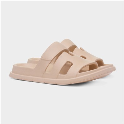 Briella Womens Beige EVA Mule Sandal