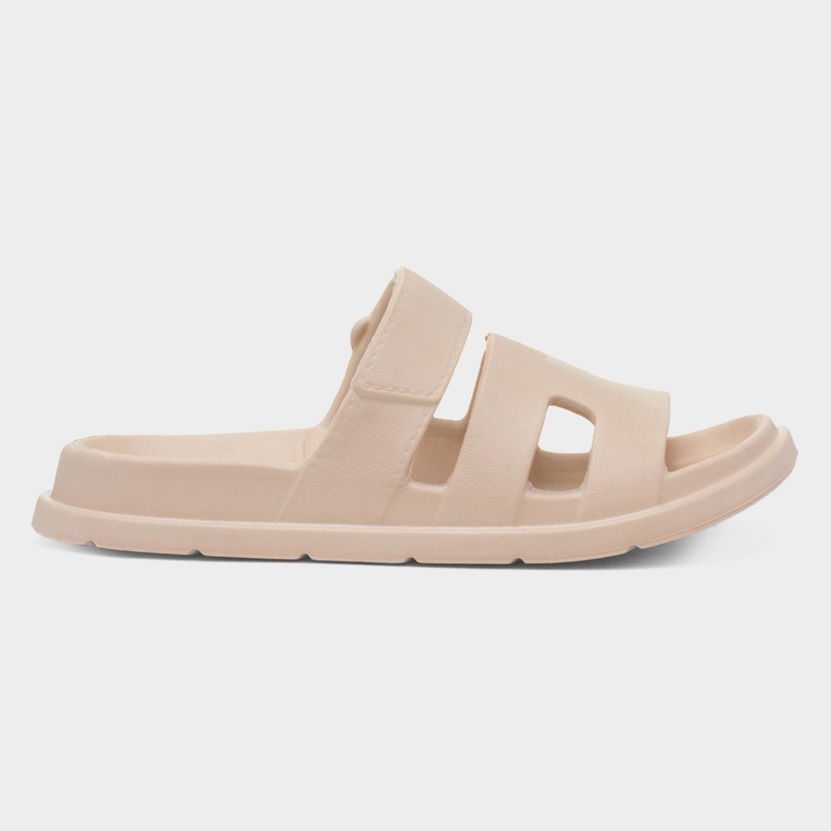 Briella Womens Beige EVA Mule Sandal