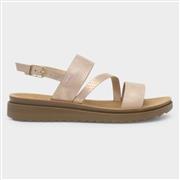 Maya Grace Eden Womens Rose Gold Wider Fit Sandal (Click For Details)