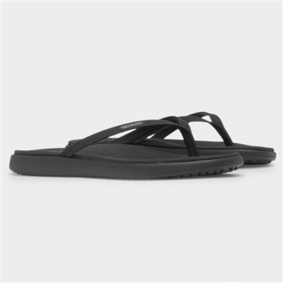 Maui Breeze Womens Black EVA Flip Flop