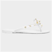 Krush Pearl Womens White Toe Post Sandal (Click For Details)