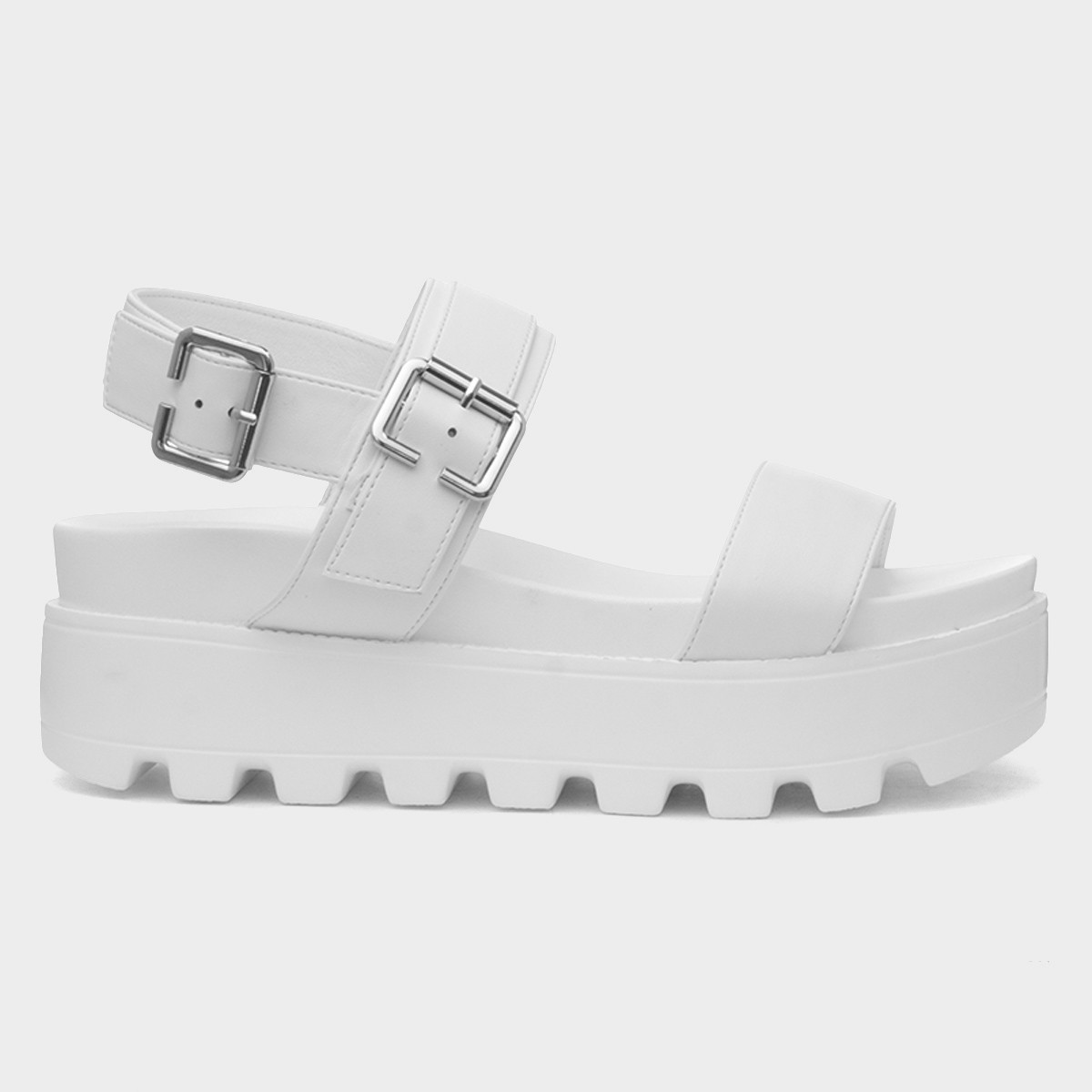 Agatha Womens White Chunky Sandal