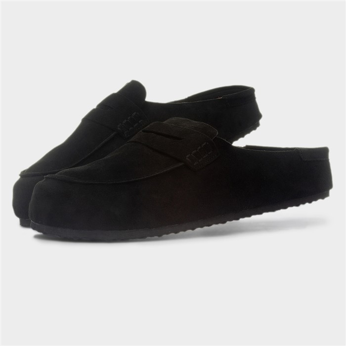 Sydney Womens Black Mule Sandal