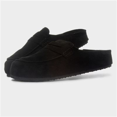 Sydney Womens Black Mule Sandal