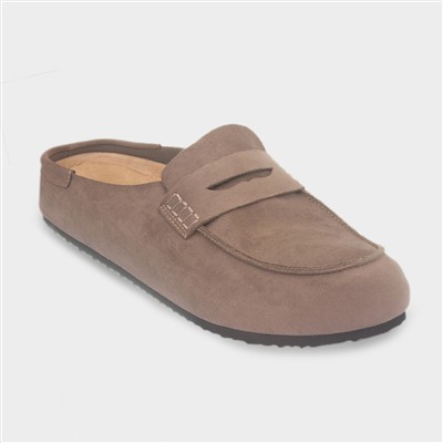 Sydney Womens Taupe Mule Sandal