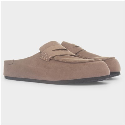 Sydney Womens Taupe Mule Sandal