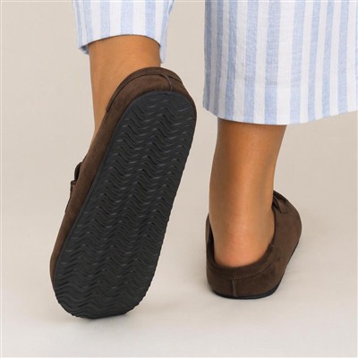Sydney Womens Brown Mule Sandal