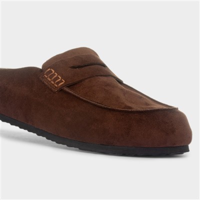 Sydney Womens Brown Mule Sandal