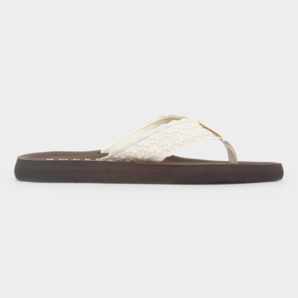 Adios Annie Womens Brown EVA Flip Flop