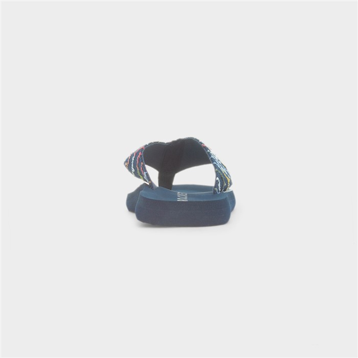 Adios Radio Womens Blue EVA Flip Flops