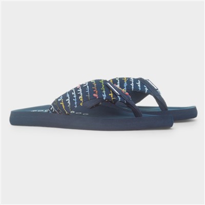 Adios Radio Womens Blue EVA Flip Flops