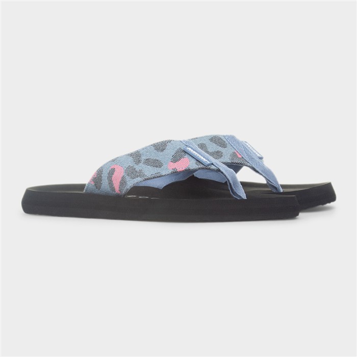 Adios Lisa Womens Blue EVA Flip Flop
