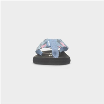 Adios Lisa Womens Blue EVA Flip Flop