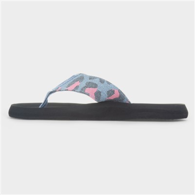 Adios Lisa Womens Blue EVA Flip Flop