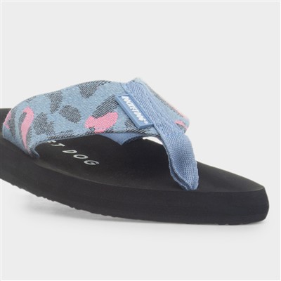 Adios Lisa Womens Blue EVA Flip Flop