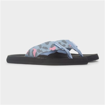 Adios Lisa Womens Blue EVA Flip Flop