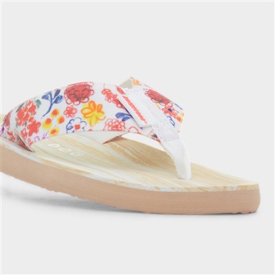 Adios Kitts Womens Multi EVA Flip Flop