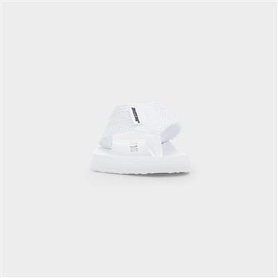 Adios Womens White EVA Flip Flop