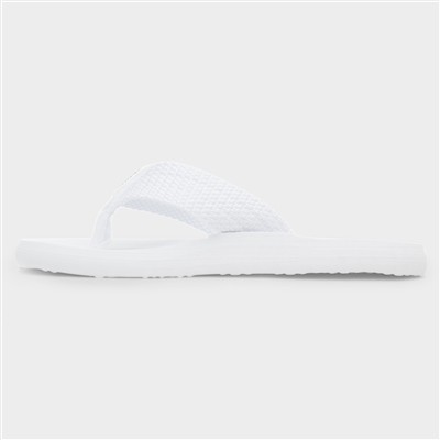 Adios Womens White EVA Flip Flop