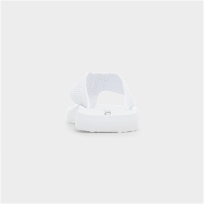 Adios Womens White EVA Flip Flop