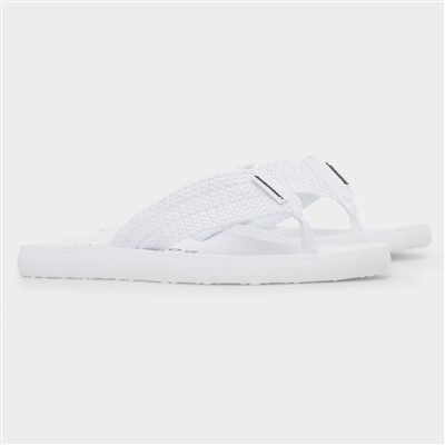 Adios Womens White EVA Flip Flop