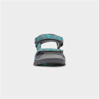 Stanton Womens Grey & Blue Sandal