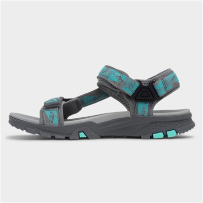 Stanton Womens Grey & Blue Sandal