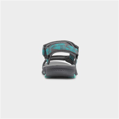 Stanton Womens Grey & Blue Sandal