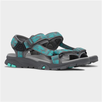 Stanton Womens Grey & Blue Sandal