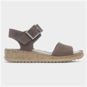 Hush Puppies Ellie Fossil Womens Leather Sandal (Click For Details)