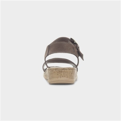 Ellie Fossil Womens Leather Sandal