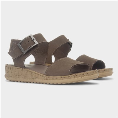 Ellie Fossil Womens Leather Sandal