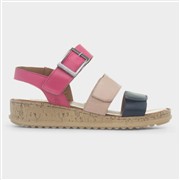 Hush Puppies Eliana Womens Fuchsia Leather Sandal (Click For Details)